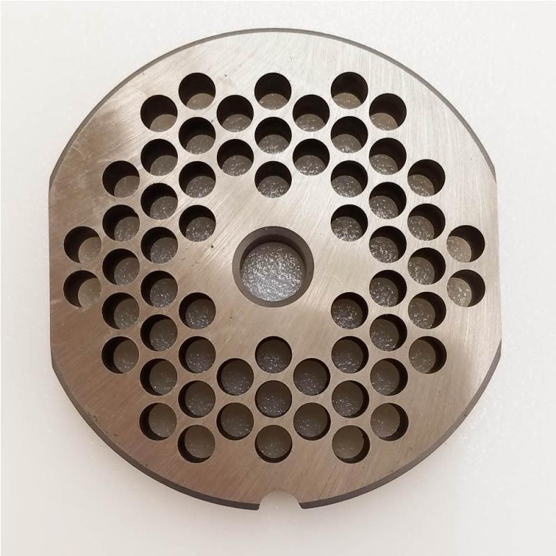 Triumph Meat Grinder Plate Cleveland 22 REVERSIBLE D2 Steel 1/4" Holes (105799)