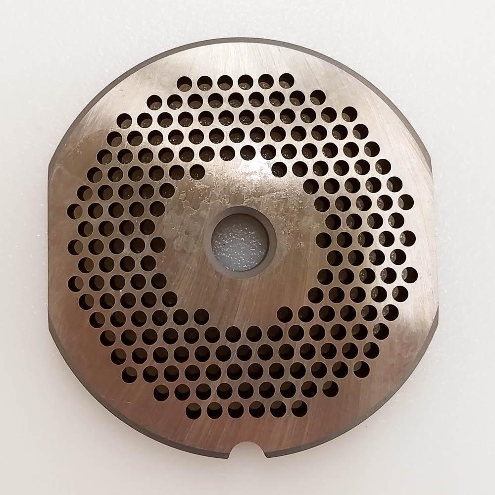 Triumph Meat Grinder Plate Cleveland 22 REVERSIBLE D2 Steel 1/8" Holes (106308)