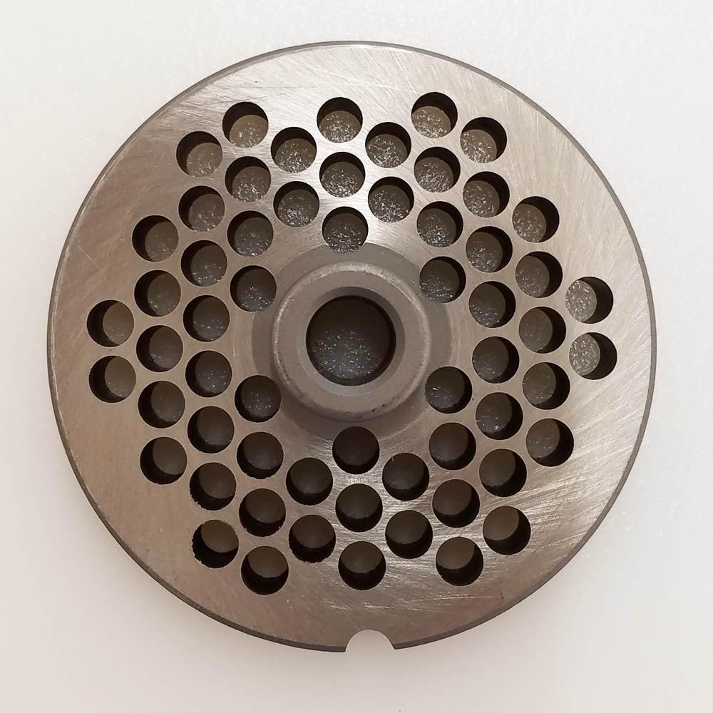 Triumph Meat Grinder Plate Enterprise 22 HUB STYLE D2 Steel 1/4" Holes (103533)