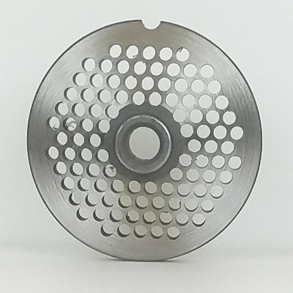 Triumph Meat Grinder Plate Enterprise 22 HUB STYLE D2 Steel 3/16" Holes (102969)