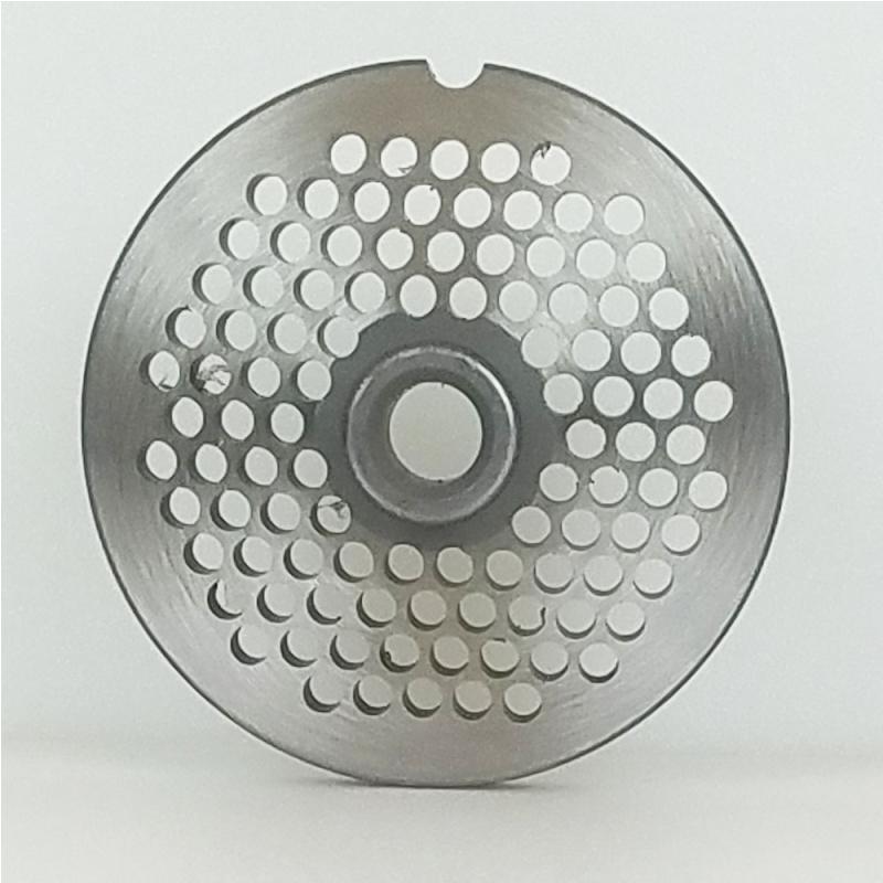 Triumph Meat Grinder Plate Enterprise 22 HUB STYLE D2 Steel 3/16" Holes (102969)