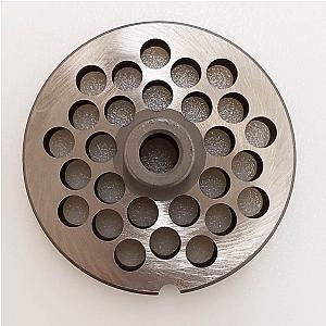 Triumph Meat Grinder Plate Enterprise 22 HUB STYLE D2 Steel 3/8" Holes (102072)