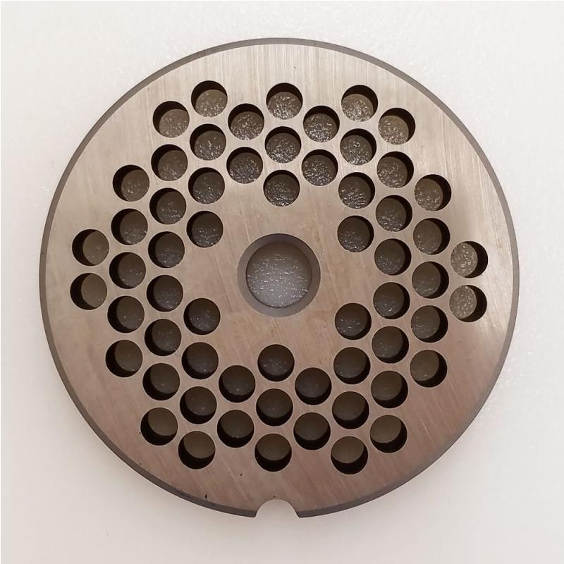 Triumph Meat Grinder Plate Enterprise 22 REVERSIBLE D2 Steel 1/4" Holes (106843)