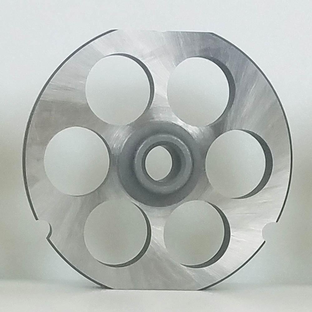 Triumph Meat Grinder Plate Cleveland 32 HUB STYLE D2 Steel 1" Holes (U106322)