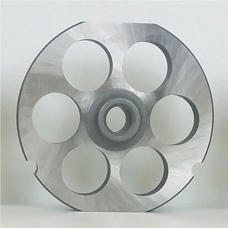 Triumph Meat Grinder Plate Cleveland 32 HUB STYLE D2 Steel 1" Holes (U106322)
