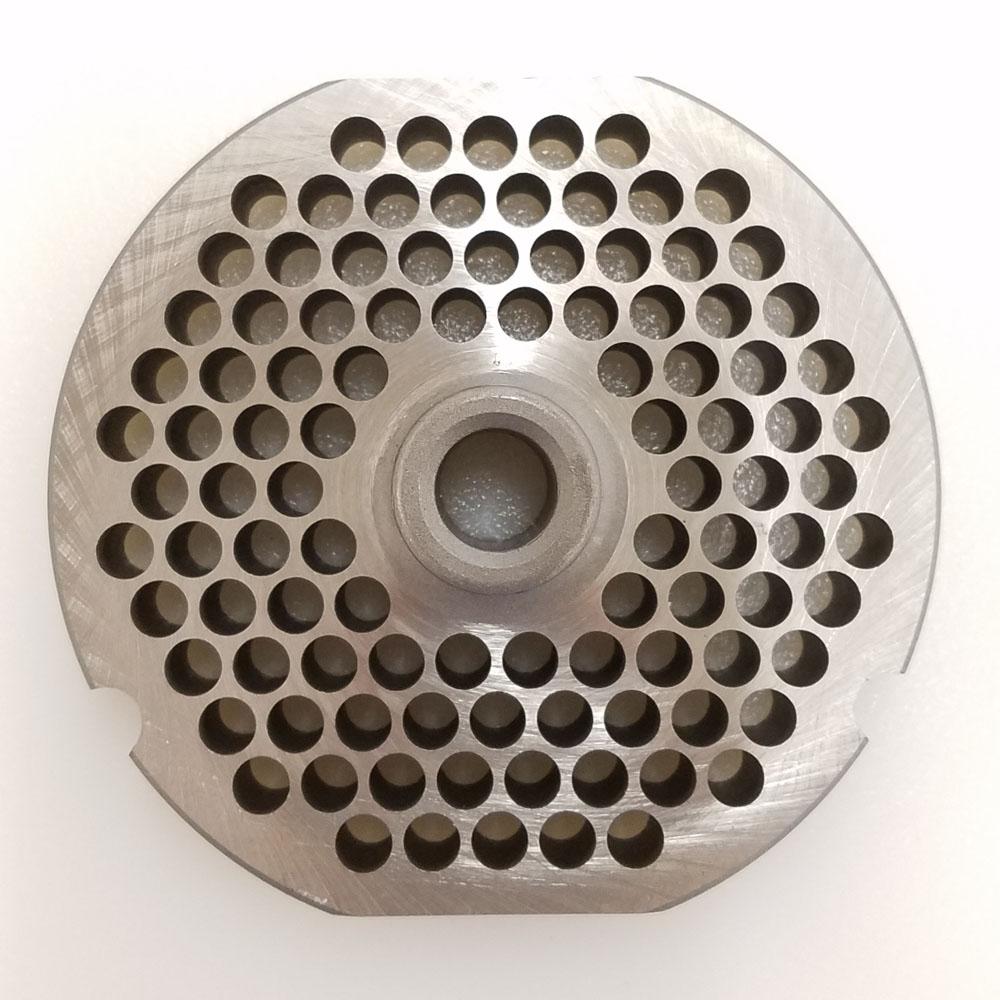 Triumph Meat Grinder Plate Cleveland 32 HUB STYLE D2 Steel 1/4" Holes (U104686)