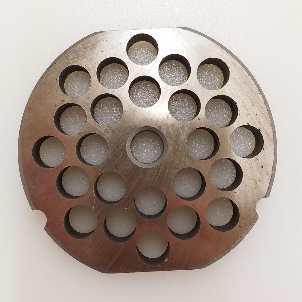 Triumph Meat Grinder Plate Cleveland 32 REVERSIBLE D2 Steel 1/2" Holes (104732)