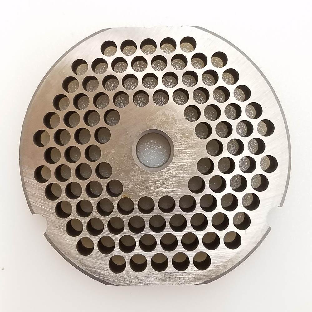 Triumph Meat Grinder Plate Cleveland 32 REVERSIBLE D2 Steel 1/4" Holes (102158)