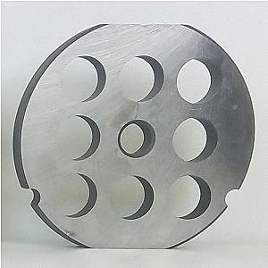 Triumph Meat Grinder Plate Cleveland 32 REVERSIBLE D2 Steel 3/4" Holes (106611)