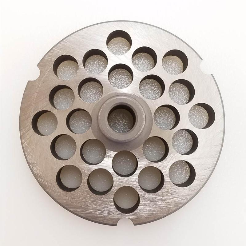 Triumph Meat Grinder Plate Enterprise 32 HUB STYLE D2 Steel 1/2" Holes (104768)