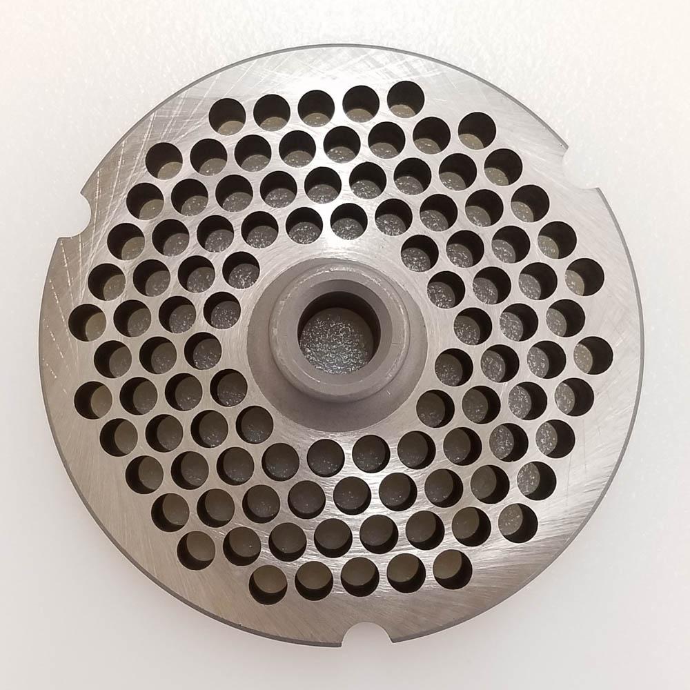 Triumph Meat Grinder Plate Enterprise 32 HUB STYLE D2 Steel 1/4" Holes (102586)