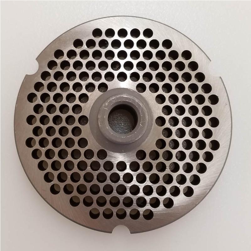 Triumph Meat Grinder Plate Enterprise 32 HUB STYLE D2 Steel 3/16" Holes (105397)