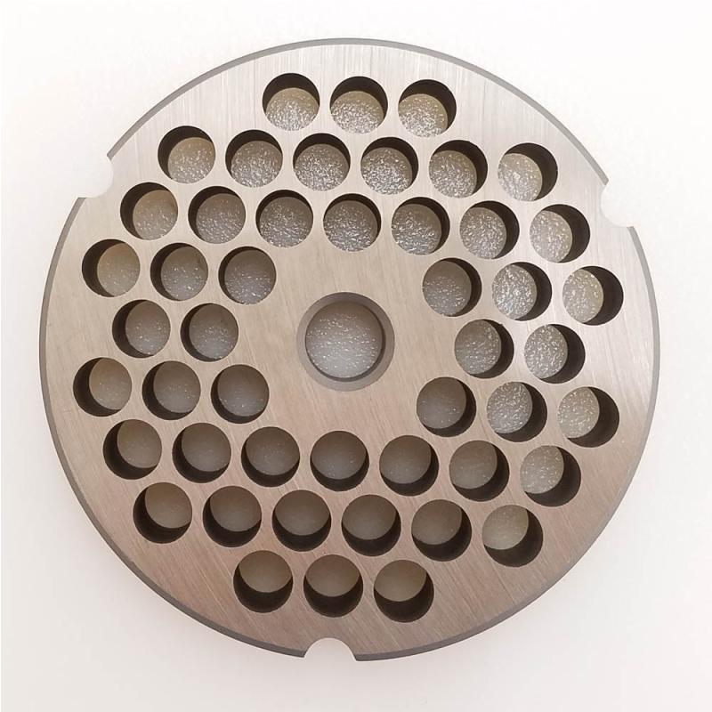 Triumph Meat Grinder Plate Enterprise 32 REVERSIBLE D2 Steel 3/8" Holes