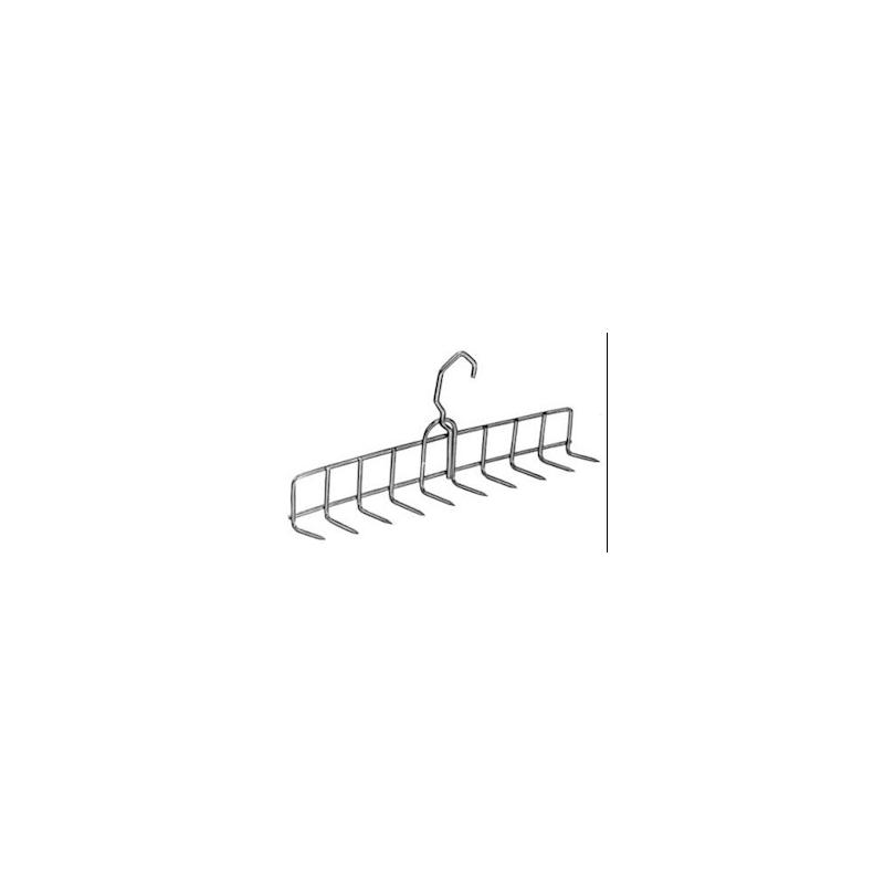 Stainless Steel Bacon Hanger 11 Inch 10 Prong