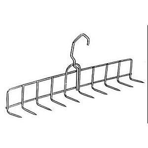Stainless Steel Bacon Hanger 11 Inch 10 Prong
