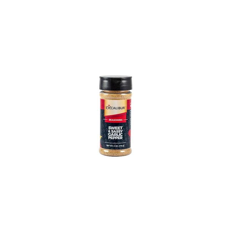 Excalibur Sweet & Sassy Garlic Pepper Seasoning 6oz