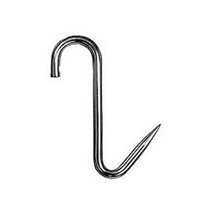 Stainless Steel Car Hook 1/2 x 8 Inch