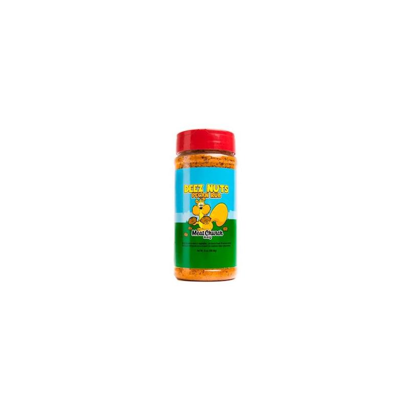 Meat Church Deez Nuts Honey Pecan BBQ Rub 14 Ounce Shaker