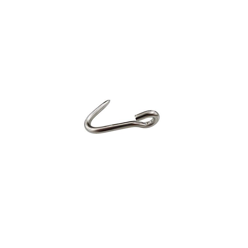 Stainless Steel Single Trolley Hook 1/2 x 6 Inch