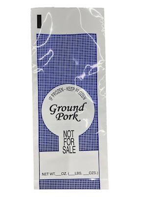 1LB Ground Pork Bag Printed "Not For Sale"