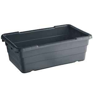 Black Poly Meat Tote