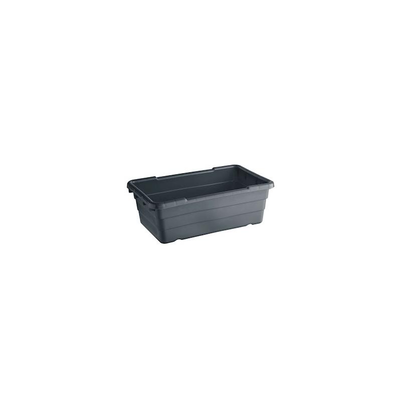Black Poly Meat Tote