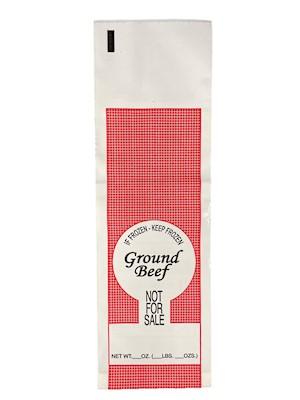 2lb Ground Beef Bag Printed "Not for Sale"