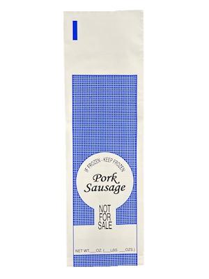 2lb Pork Sausage Bag Printed "Not for Sale"