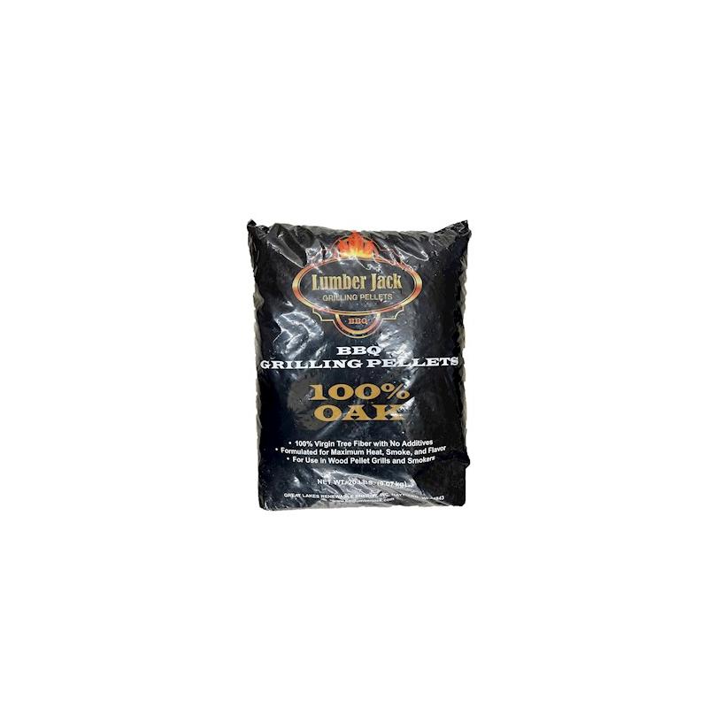 Lumber Jack BBQ Wood Pellets 100% Oak 20 Pound Bag