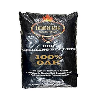 Lumber Jack BBQ Wood Pellets 100% Oak 20 Pound Bag