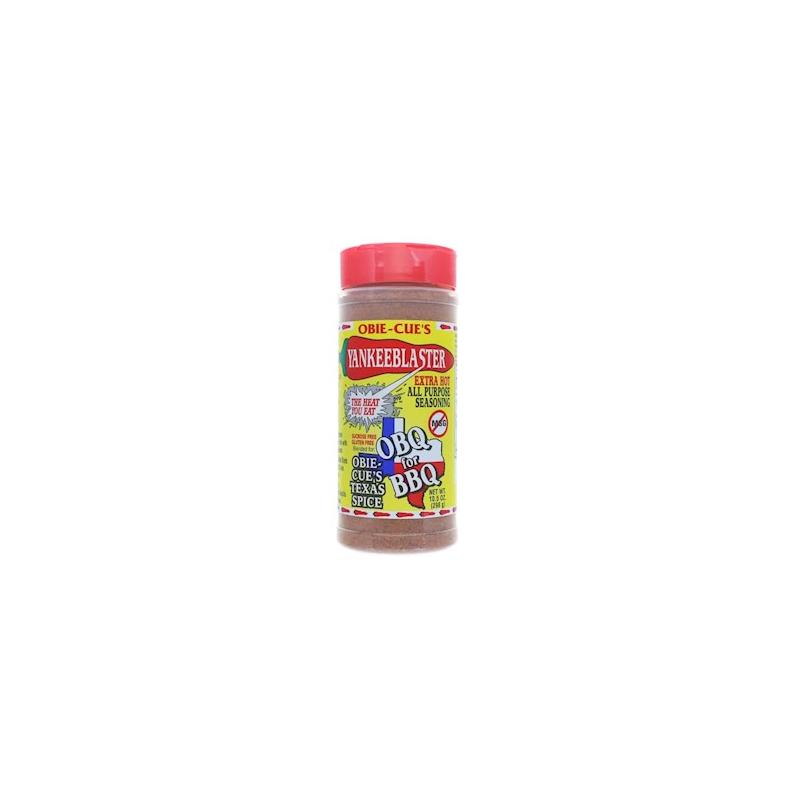 Obie-Cue's YankeeBlaster Extra Hot All Purpose Seasoning 10.5 OZ