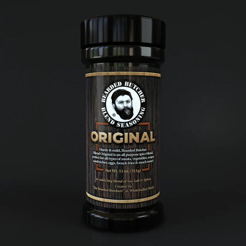 Bearded Butcher Blend Seasoning Original 11oz Shaker