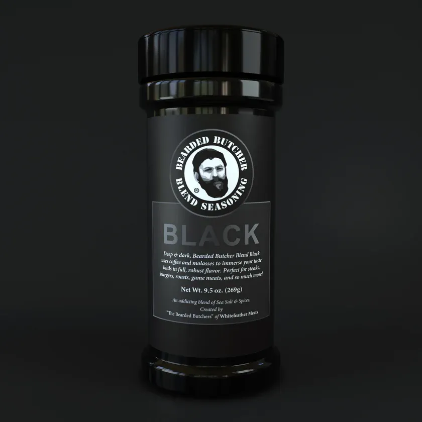 Bearded Butcher Black Seasoning 9.5oz Shaker