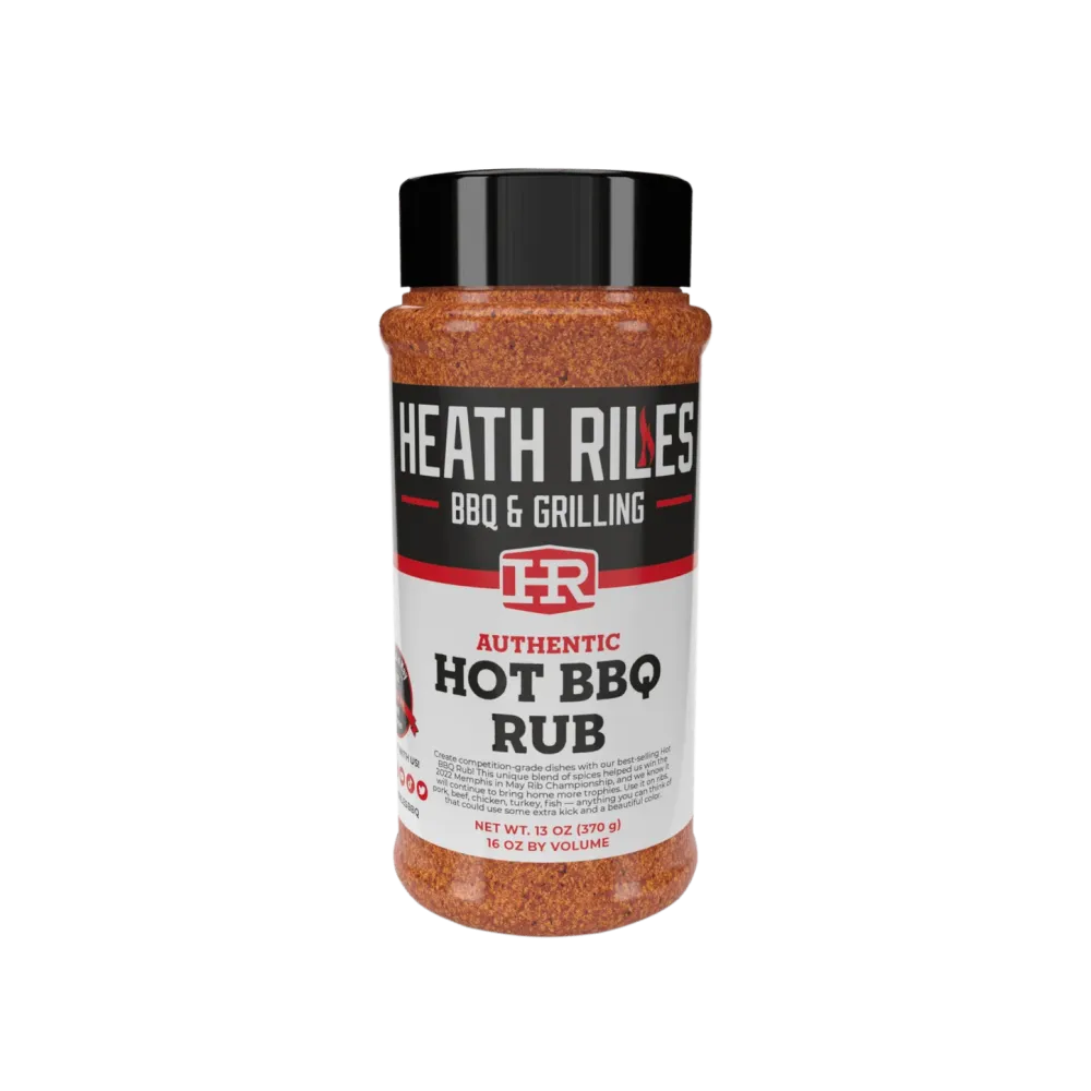 Heath Riles Hot BBQ Rub 13oz