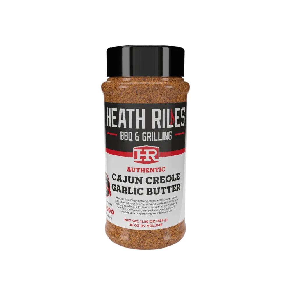 Heath Riles Cajun Creole garlic Butter Rub 11.5oz