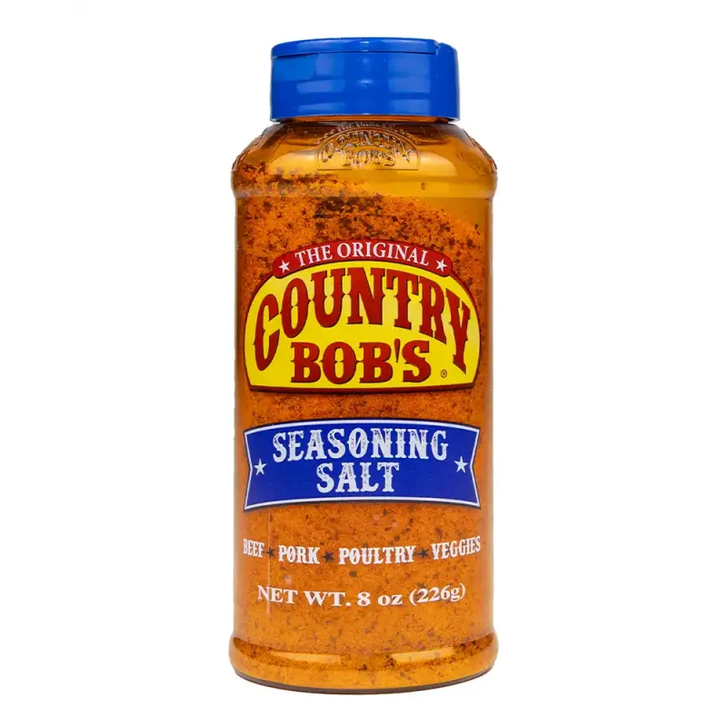 Country Bob's Seasoning Salt 8 Oz Bottle