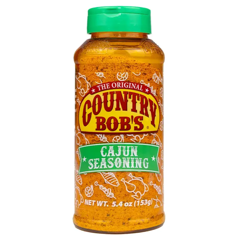 Country Bob's Cajun Seasoning 5.4 Oz Bottle