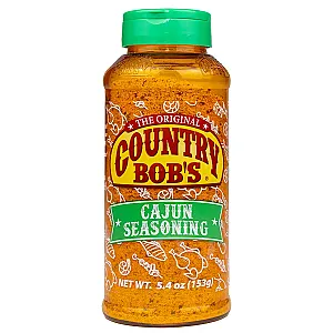 Country Bob's Cajun Seasoning 5.4 Oz Bottle