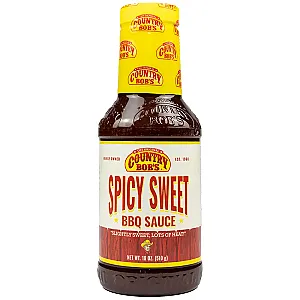 Country Bob's Spicy Sweet Sauce 18oz Bottle