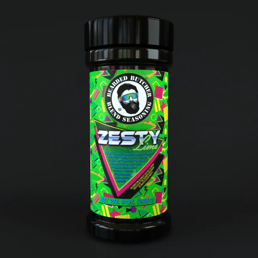 Bearded Butcher Zesty Lime Seasoning 9oz Shaker