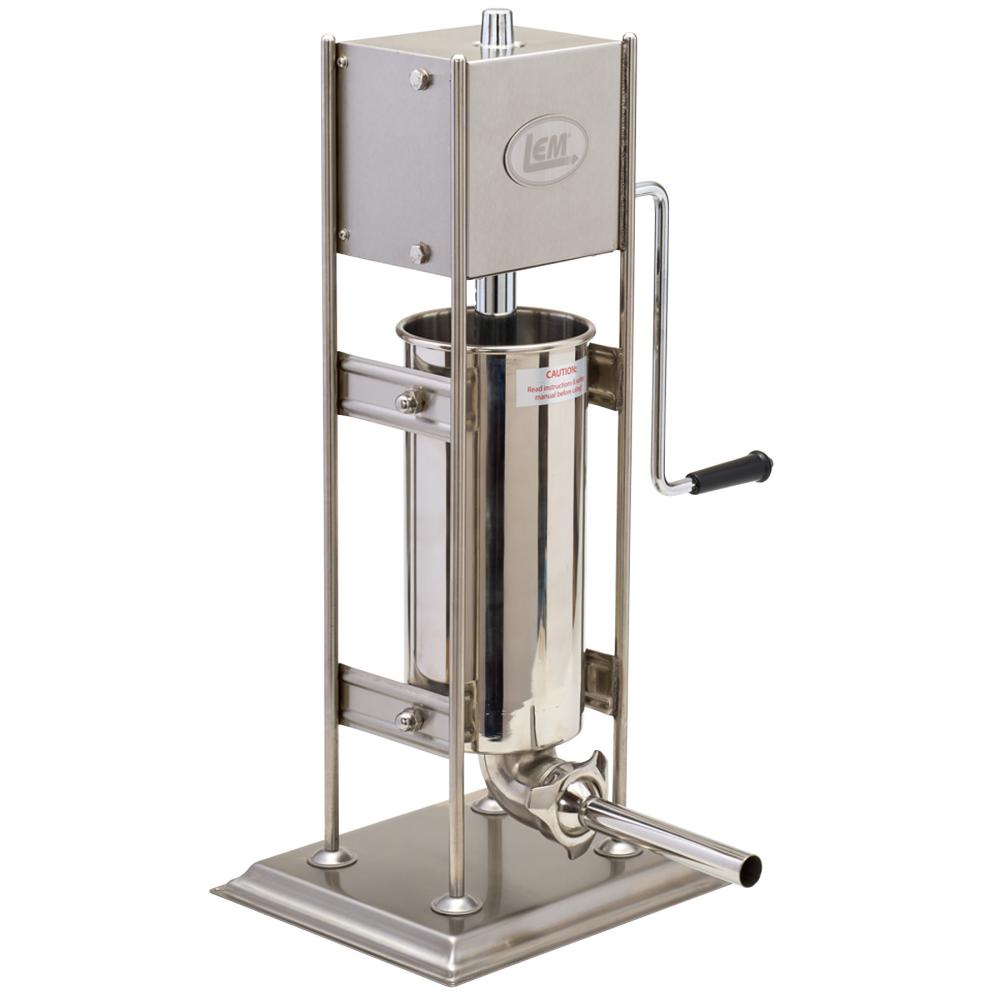 LEM Manual Sausage Stuffer 10LB Vertical Stainless Steel