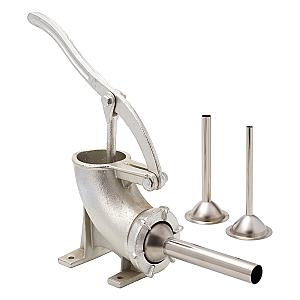 LEM Manual Sausage Stuffer 3LB Tinned W/Stainless Steel Tubes