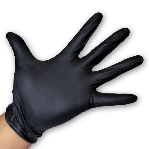 Gloves, Black Nitrile Medium