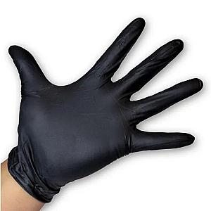 Gloves, Black Nitrile Medium