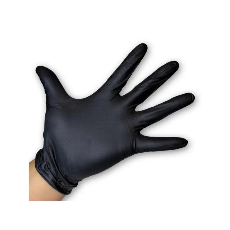 Gloves, Black Nitrile Large