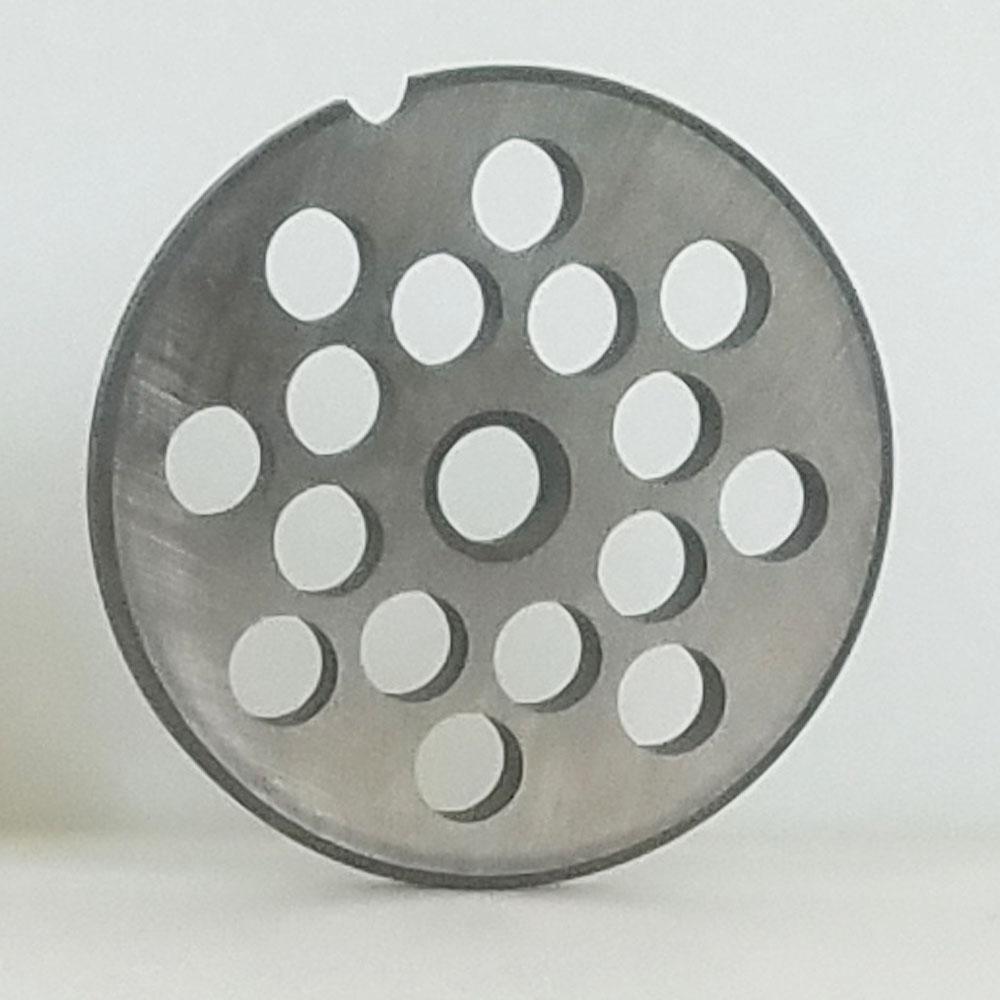 Triumph Meat Grinder Plate Enterprise 12 REVERSIBLE D2 Steel 3/8" Holes (105762)
