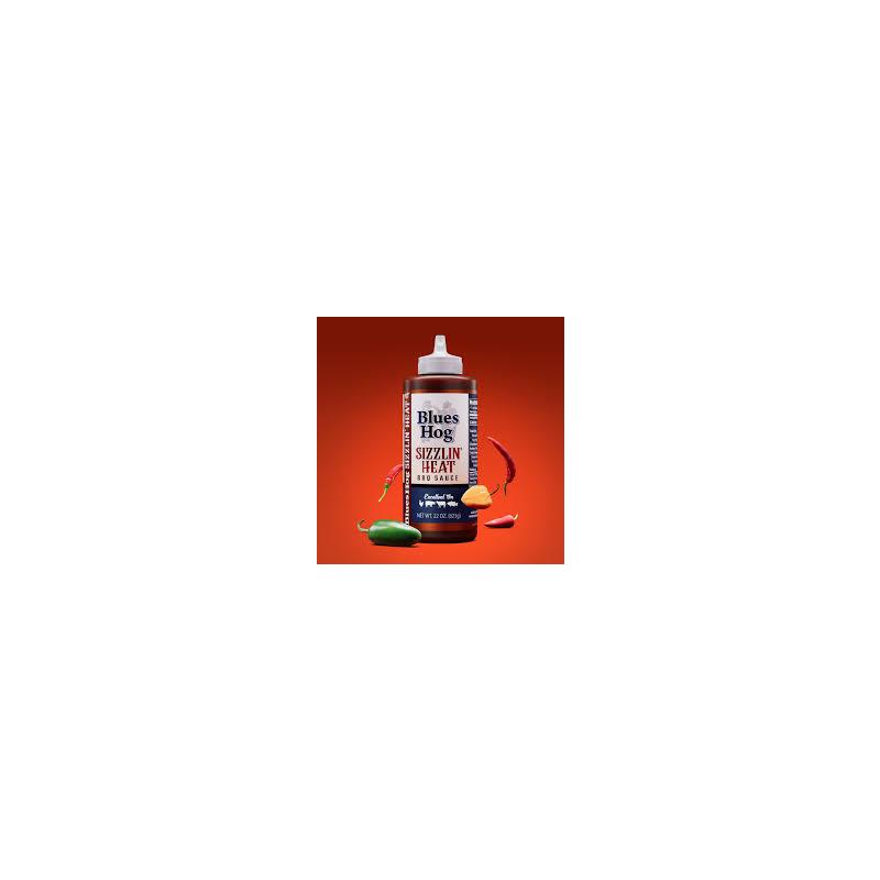 Blues Hog Sizzlin' Heat BBQ Sauce 22 Ounce Squeeze Bottle