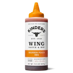 Kinder's Bourbon Peach BBQ Wing Sauce & Dip