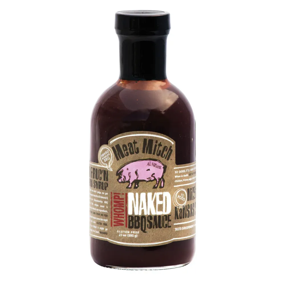 Meat Mitch Naked BBQ Sauce 21oz Bottle