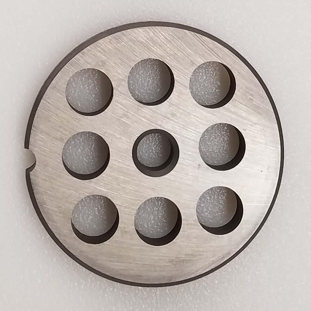 Triumph Meat Grinder Plate Enterprise 12 REVERSIBLE D2 Steel 1/2" Holes (107375)